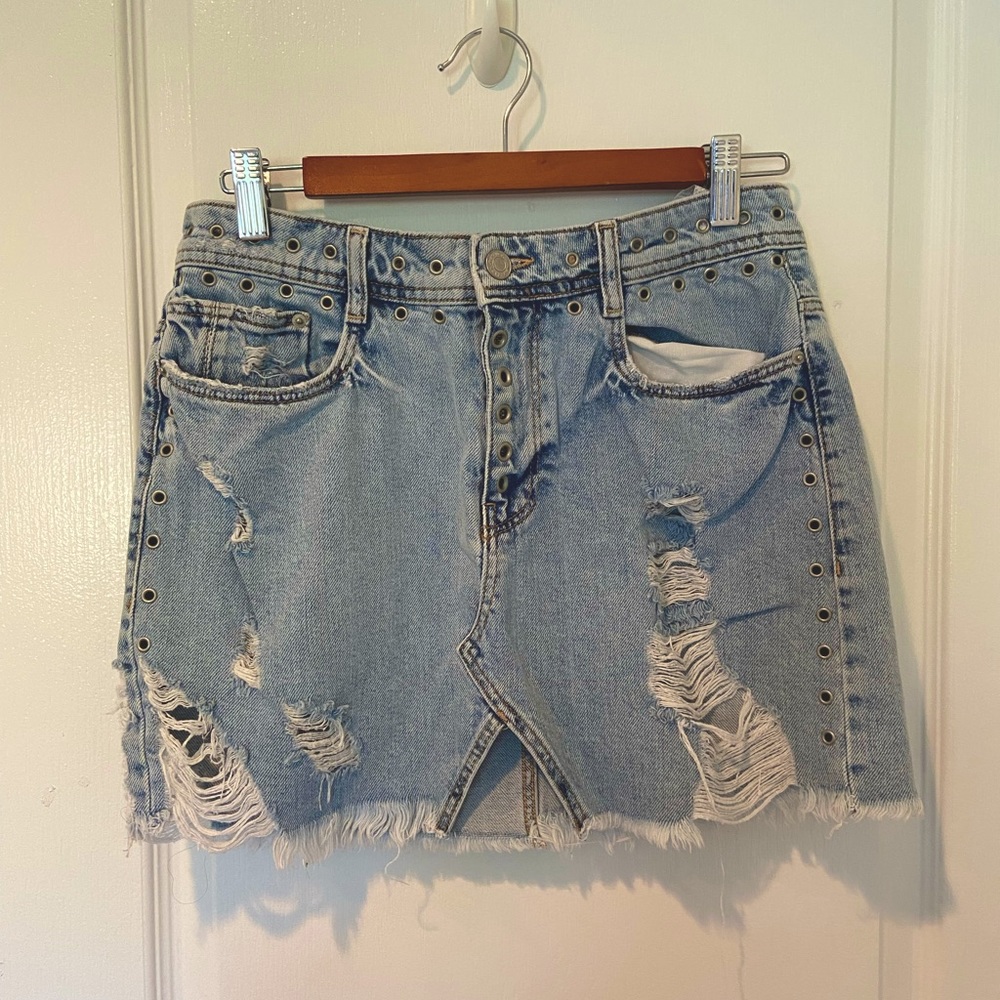 Zara Denim Mini Skirt